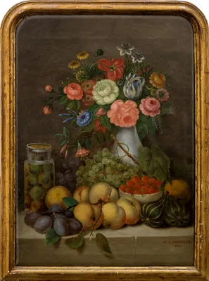 Голландский натюрморт с фруктами\" - Изобразительное искусство - Масло, акрил