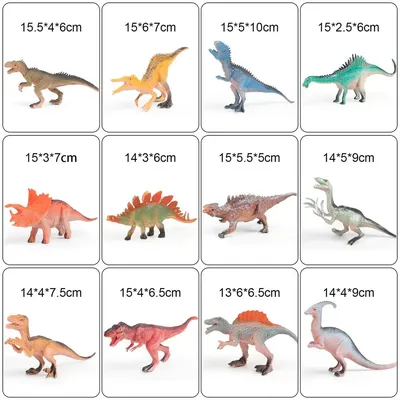 Игрушки-Динозавры для мальчиков, игровой набор динозавров с 12 диназорами и  прочным игровым ковриком, игрушечный набор динозавра мира, включая T-Rex  Велоцираптор | AliExpress