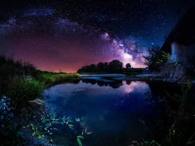 Ночное звездное небо (47 фото) - 47 фото