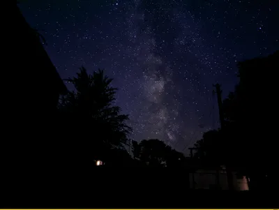 Фотография Звезды Млечный Путь Космос Небо ночью 3840x2400