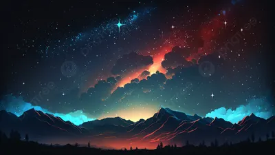 Обои ночное небо, ночной город, земля, небо, звезды, облака, свет, night  sky, night city, earth, sky, stars, clouds, light, height, moon, Космос #421