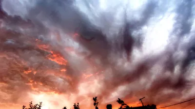 обои #закат #небо #wallpaper | Пейзажи, Фотография на природе, Живописные  пейзажи