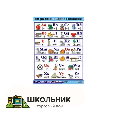 Немецкий алфавит, карточка шпаргалка, ламинированная купить по цене 87 ₽ в  интернет-магазине KazanExpress