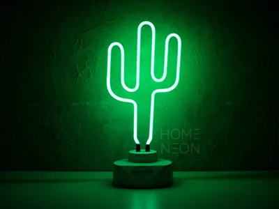 Купить настольный неоновый светильник, неоновые лампы на стол в  интернет-магазине Homeneon
