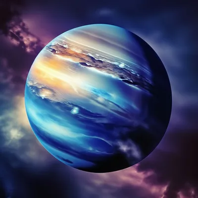 Нептун - планета, открытая в 1846 году» — создано в Шедевруме