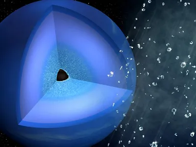 Строение Нептуна: ядро, мантия и атмосфера
