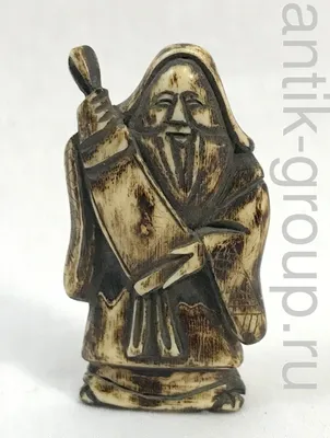 Статуэтка Хорошие сувениры Нэцкэ арт Нэцкэ фигура Фукурукудзю - купить по  низким ценам в интернет-магазине OZON (1152738346)