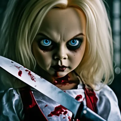 Невеста Чаки кукла Тиффани с ножом…» — создано в Шедевруме