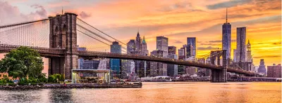 Эмпайр стейт билдинг в Нью Йорке на закате Фон Обои Изображение для  бесплатной загрузки - Pngtree