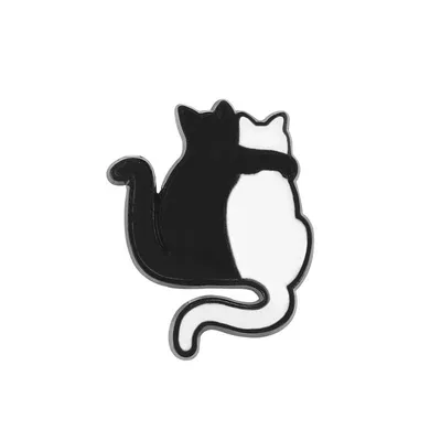 смешной и милый мультяшный кот черно-белые линии искусства Иллюстрация  вектора - иллюстрации насчитывающей характер, головка: 216535066