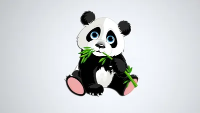 Панда для срисовки - 82 фото