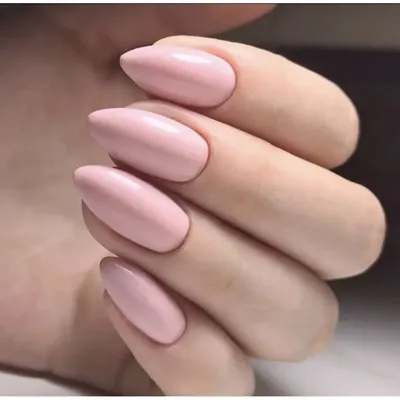 Накладні нігті Kitty Nail, пудрові рожеві, форма мигдаль, середня довжина,  24 шт - купити за найкращою ціною в Україні ➤ KittyShop.com.ua