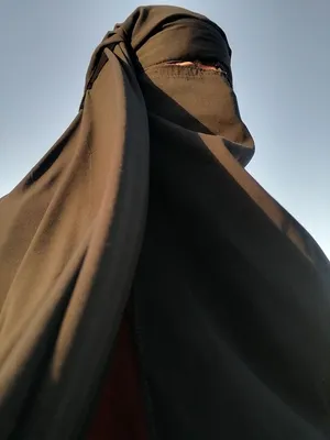 Siyara Никаб хиджаб готовый мусульманская маска на лицо