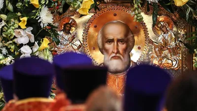 Икона Святого Николая Чудотворца – работы мастерской\"Палехский иконостас\"