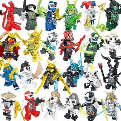 Фигурки человечки ниндзяго Ninjago аниме 24 штук: цена 765 грн - купить  Конструкторы на ИЗИ | Одесса
