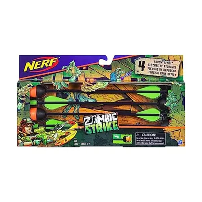 Nerf Zombie Strike Contractor Blaster, 8 Nerf Zombie Strike Darts -  Walmart.com