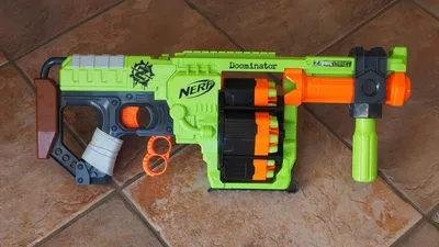 Nerf Zombie Strike Pistol Gun Blaster Green Includes Blaster Only Works |  eBay