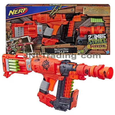 NERF Zombie Strike Ghoulgrinder 10-Dart Rotating Blaster