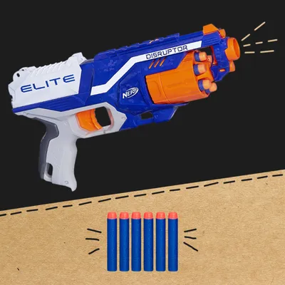 Бластер Нерф Элит Дизраптор Nerf Elite Disruptor, детский автомат, пулемет,  дробовик, игрушечное оружие для мальчика - купить с доставкой по выгодным  ценам в интернет-магазине OZON (721550193)