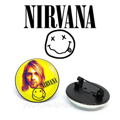 Значок Нірвана \"Kurt Cobain\" / Nirvana (ID#1410420208), цена: 89 ₴, купить  на Prom.ua