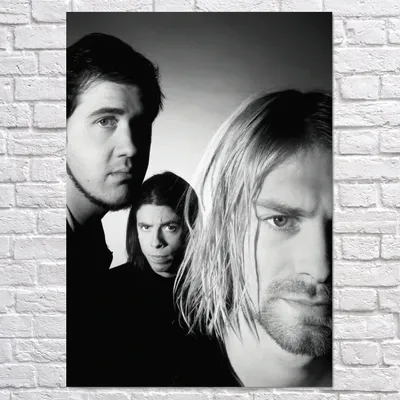 Плакат \"Нирвана, Курт Кобейн, Nirvana\", 60×43см (ID#1633735185), цена: 190  ₴, купить на Prom.ua