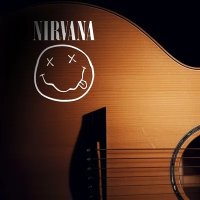 Наклейка Nirvana на гитару по цене от 79 Руб. Купить в городе Щёлково