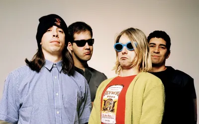 Плакат на баннерной основе Nirvana - Kurt Cobain 2 купить в рок-магазине  Metal Shop, Украина