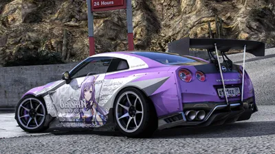 Itasha] Nissan GTR \"Genshin Impact\" Keqing paintjob - GTA5-Mods.com