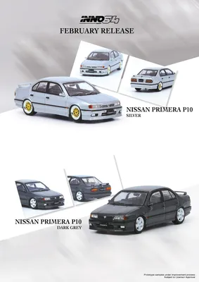 Inno64 Nissan Primera P10 Black 1:64 – DIECAST ENTHUSIAST