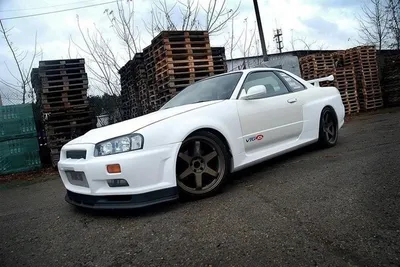 Редкий Nissan Skyline R34 GT R V Spec II Nur 2002 года с нулевым пробегом  выставили на аукцион - YouTube