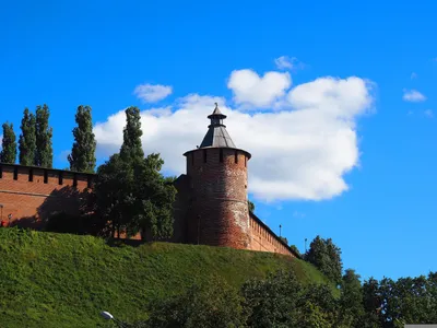 Файл:Нижегородский кремль - стена между Часовой и Ивановской башнями.jpg —  Википедия