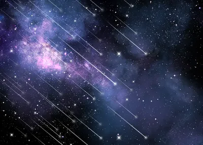 Таинственный метеоритный фон звездного неба, Звездное небо, метеор, Ночное  небо фон картинки и Фото для бесплатной загрузки