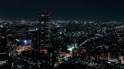 Ночной город - Красивые картинки обоев для рабочего стола