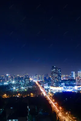 Город ночные огни ночной вид Фон И картинка для бесплатной загрузки -  Pngtree