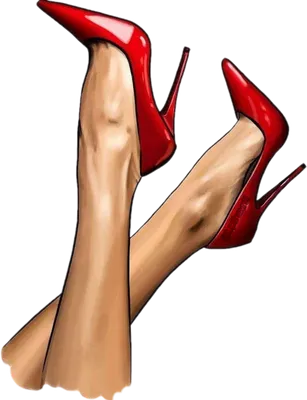 Ноги красивой молодой женщины в туфлях на высоких каблуках на сером фоне ::  Стоковая фотография :: Pixel-Shot Studio
