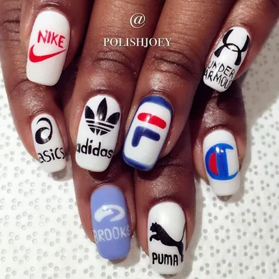 Press on nails I did for the lovely ivypark x adidas drip 2 collection :  r/Nails