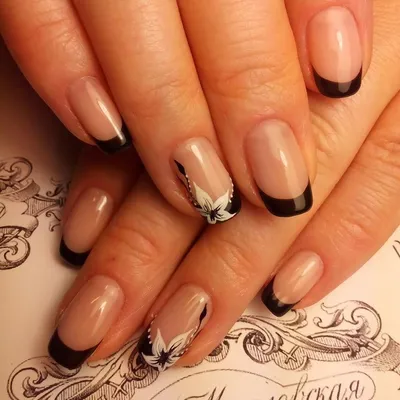 Френч с рисунком 2019: 100+ фото новинок, тенденций и трендов | Trendy nail  design, Fashion nails, Manicure