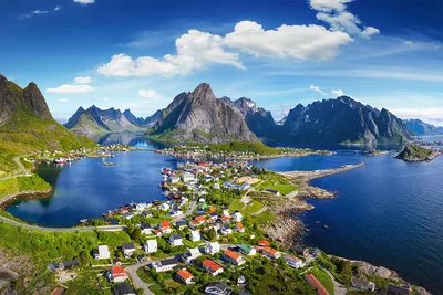 Чудесная природа Норвегии Обои для рабочего стола 1920x1080 | Озера,  Туризм, Природа