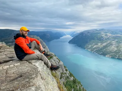 Sakrisoy, Lofoten, Норвегия на голубом часе Стоковое Изображение -  изображение насчитывающей ландшафт, побережье: 112784263