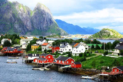 Картинки пейзаж, норвегия, север - обои 1920x1080, картинка №399004