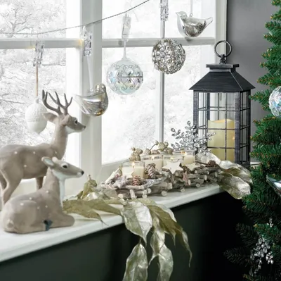 Новогодний декор: как украсить окно — 10 необычных идей с инструкциями —  BurdaStyle.ru