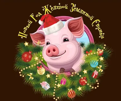 Открытки, картинки с новым годом свиньи! С новым годом 2019! Год свиньи! Год  кабана! Открытка со свиньей, свинкой, поросенко… | Свиньи, Открытки,  Иллюстрации свиньи