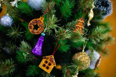 Новогодние игрушки (шары) на ёлку – заказать на Ярмарке Мастеров – SKYT2BY  | Елочные игрушки, Таганрог