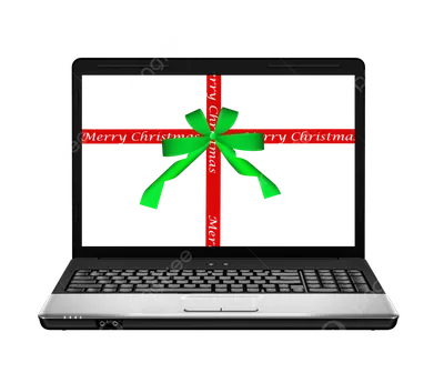 Молодой человек возле компьютера на онлайн-вечеринке на Рождество дома. ::  Стоковая фотография :: Pixel-Shot Studio
