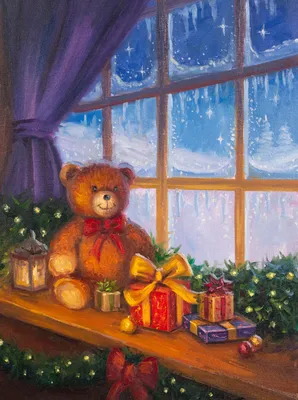Клаус - рождественский медведь тедди (ID#1711889804), цена: 1500 ₴, купить  на Prom.ua