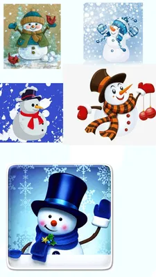 Новогодние аватарки Снеговики – скачать приложение для Android – Каталог  RuStore