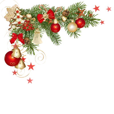 стильные новогодние шары висячие уголки дизайн прозрачный фон PNG ,  рождество, счастливого Рождества, дизайн PNG картинки и пнг рисунок для  бесплатной загрузки