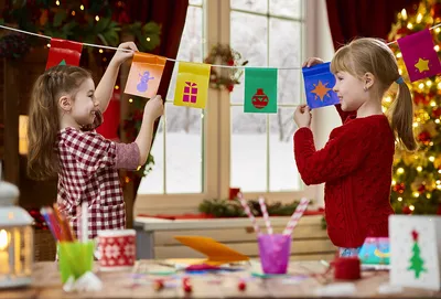 Зимние поделки 4 часть. Новогодние детские поделки из бумаги с шаблонами  для распечатки для детского сада и для творчества с детьми. - Мой знайка