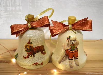 Купить Подвеска-собака на рождественской елке | Кубок Рождественские  украшения | Украшение рождественской елки с забавной собакой для нас | Joom