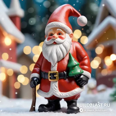 Музыкальный Санта, Фигурка Санты Клауса, Дед Мороз, Новогодний сувенир,  украшение купить по низким ценам в интернет-магазине Uzum (831244)